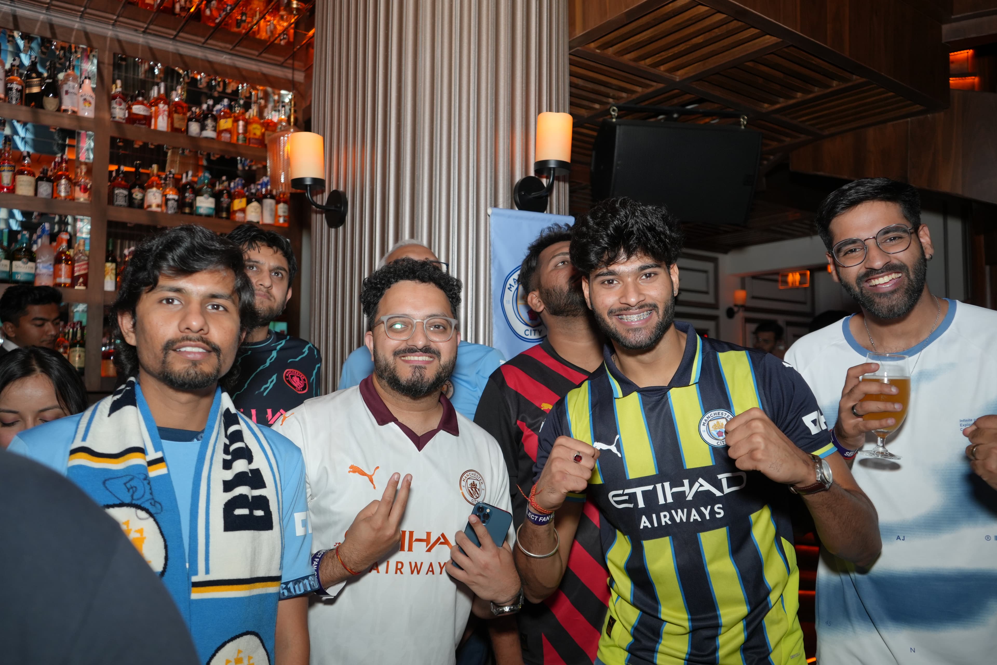 Cityzens gathered for a Manchester City screening